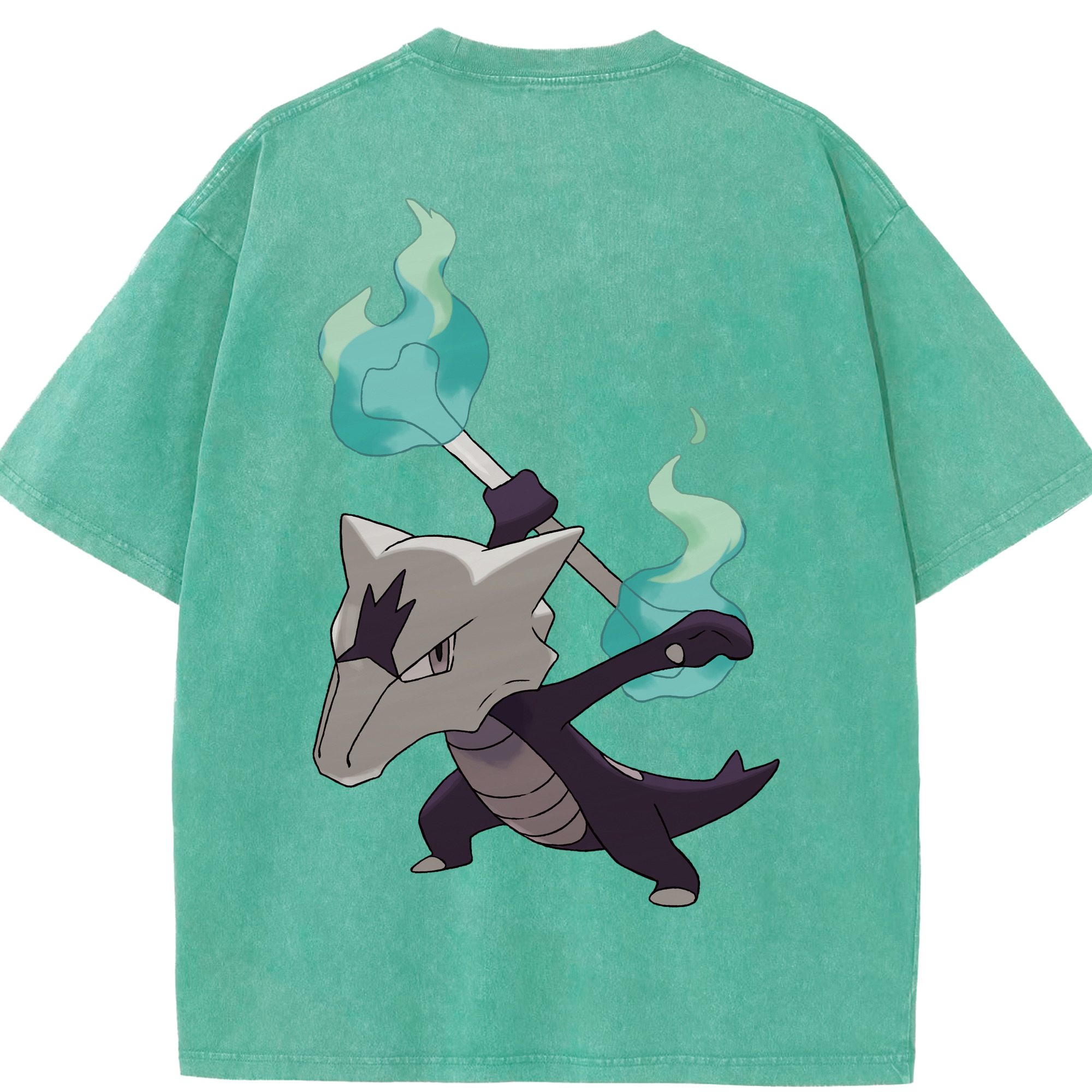 （画像用） ポケットモンスター Pokémon 綿100% ヴィンテージ風 半袖Tシャツ（背面プリント）